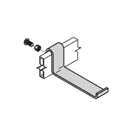 Yellow Zinc Power Cable Support Bracket