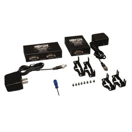 VGA w/Audio over Cat5/6 Extender Kit Box TxRx EDID