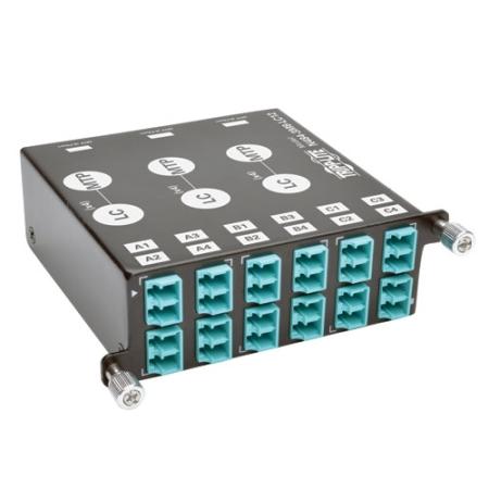 40-10GB Brkout Cassette 3x8F OM4 MTP/MPO-12xLC DX