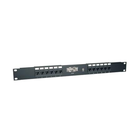 12Port 1U Cat5e 110 Patch Panel 568B RJ45 Ethernet