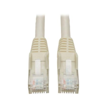 10' Cat6 Gigabit Patch Cable RJ45 M/M - White
