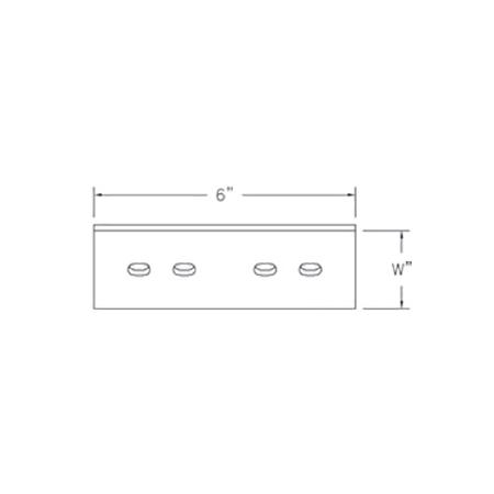 Splice Plate Kit - 2" x 1/4"