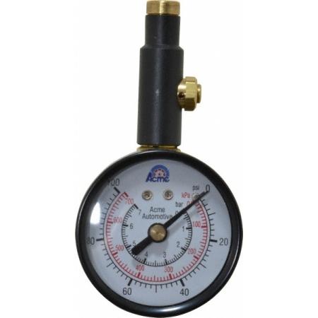 Dial Tire Pressure Gauge 0 to 100 psi Pressure