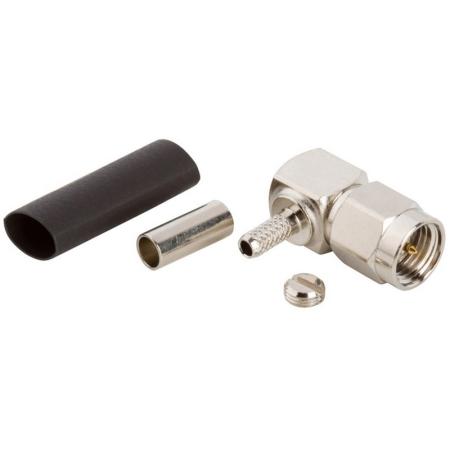 RF Connector, SMA Right Angle Crimp Plug