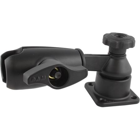 Horizontal Mounting Base with Single Swing Arm