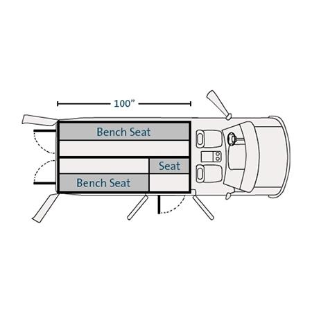 Prisoner Transport Insert 2015-2019 Ford Transit