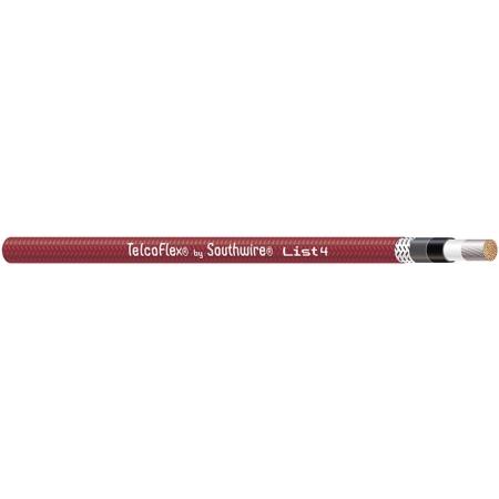 #8 TelcoFlex Red L4 Class I, Cloth Braid