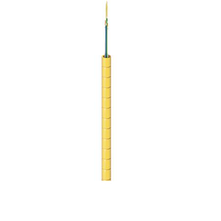 6 Fiber OptiTuff Mini Fiber Cable in Yellow