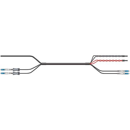 30 ft 2 Fiber SM HELIAX® Hybrid Cable Assembly with OVP Gland Insert Kit