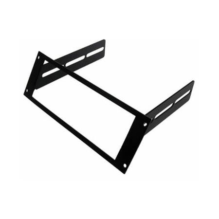 Angled 1-Piece Equipment Mounting Bracket with 3 in Mounting Space for Motorola Self-Contained Equipment