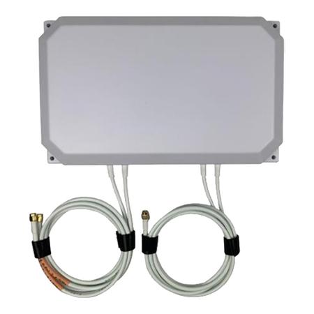 2.4/5/6 GHz 8 dBi Directional Antenna with 4 RPSMA Connectors