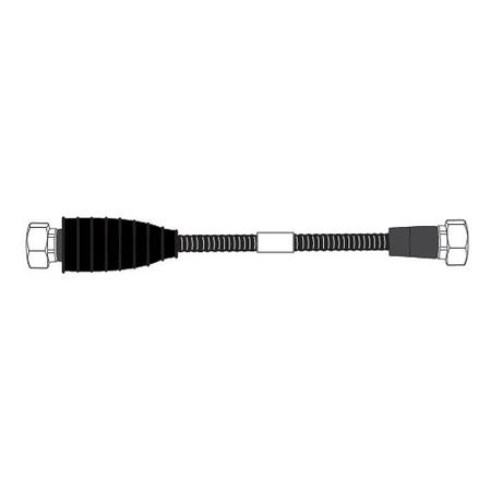 8 ft FSJ1-50A HELIAX® SureFlex® Cable Assembly with NEX10 Male - 4.3-10 Male Connectors