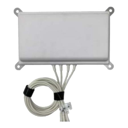2.4/5/6 GHz 6 dBi MIMO Patch Antenna with 4 N Male Connectors