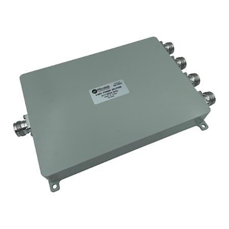 617 - 5925 MHz Four-Way In-Line Power Splitter with 4.3-10 Female Connector