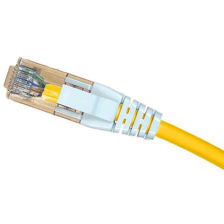 16.4 ft 26 AWG Cat 6 TIA 568A Patch Cord with RJ45 Male in Unshielded Yellow, LSZH