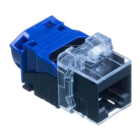 Cat 6 EL Connection Module RJ45 UTP Keystone in Black