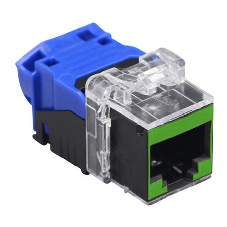 Cat 6 EL Connection Module RJ45 UTP Keystone in Green