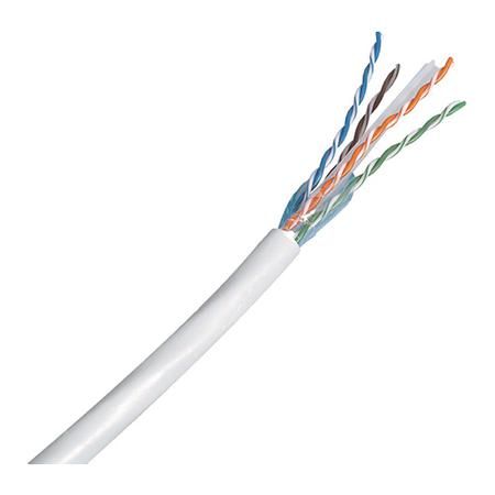 650 MHz 4-Pair 23 AWG U/UTP Cat 6A Riser Installation Cable in White