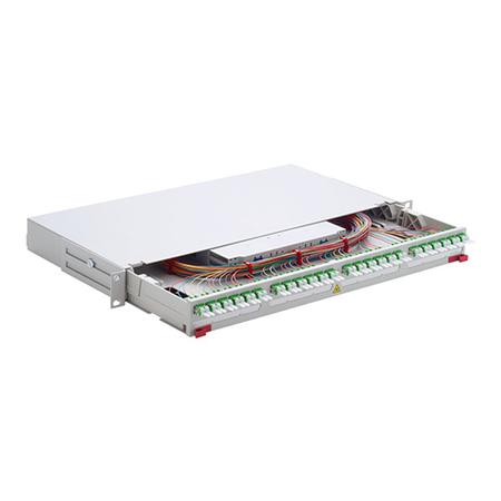 1U UniRack2 OM4 MM with 12 LC-Duplex Connectors