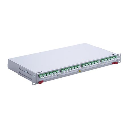 1U FiberEasy Rack2 MM with 6 LC-Duplex Connectors