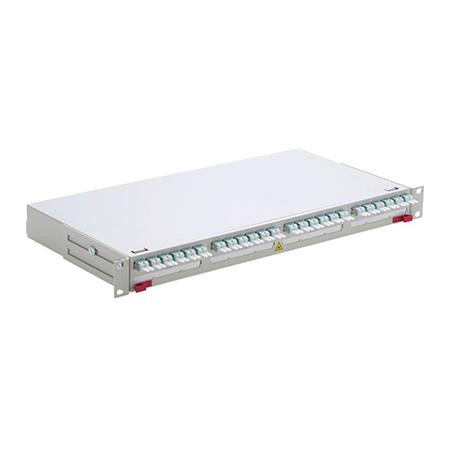 1U FiberEasy Rack2 MM with 6 LC-Duplex Connectors