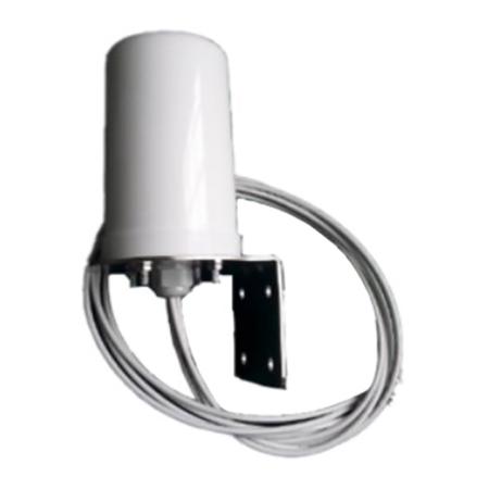 2.4/5/6 GHz 6 dBi Wi-Fi Omni Antenna with 4 RPSMA Male Connectors