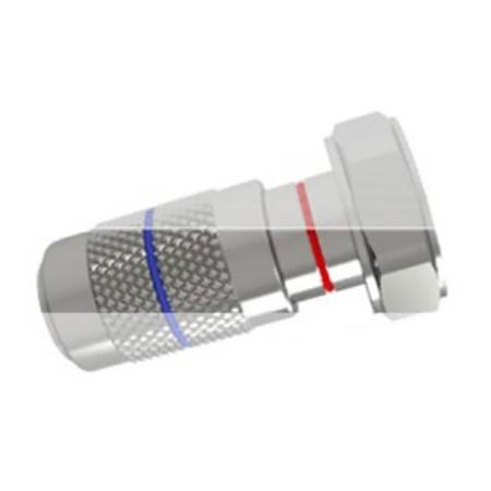 7/16 DIN Male Compression Connector for 1/2 in Low Loss Coax Cable, LCF12, ICA12, RCA12-50