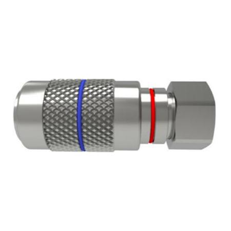 4.3-10 Male Compression Connector for 1/2 in Low Loss Coax Cable, LCF12, ICA12, RCA12-50