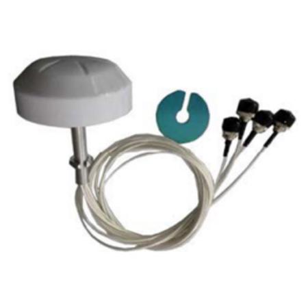 4/5/6 GHz 6 dBi Micro Omni Antenna with 4 N Male Connectors