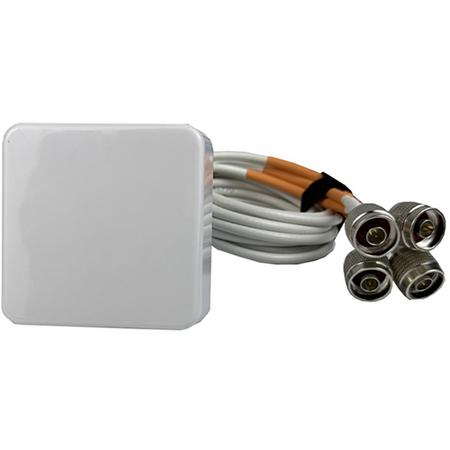 2.4/5/6 GHz 5 dBi Atto Patch Antenna with 4 N Male Connectors