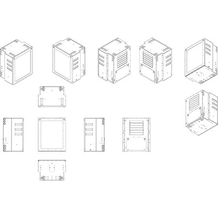 12U HyperConnect Multi-Connectivity Box that Holds up to 1728 Fibers