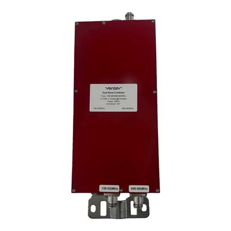 138 - 520, 698 - 960 MHz DC Bypass PS Diplexer / Crossband Combiner with N Female