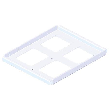 Powder Coated Aluminum Ceiling Mount Accessory in White