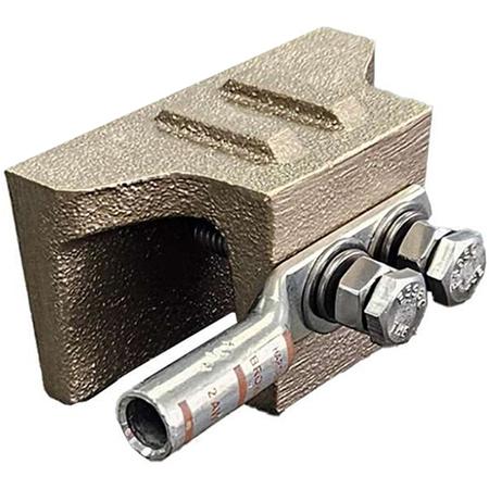 1/0 AWG Two-Hole Tower Bonding Clamp