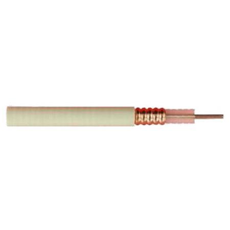 3/8 in Super Flexible Coax Cable with White Plenum Jacket, A Type