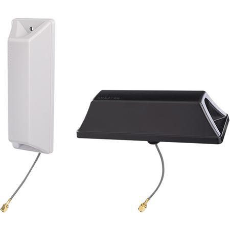 Low Profile Multiband Antenna with 1.5 m RG316 and RA MCX Male Connector in Gray