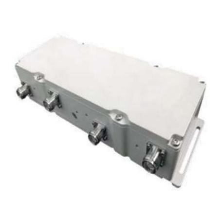 617 - 4200 MHz 4x4 Hybrid Coupler with 4.3-10 Female Connectors
