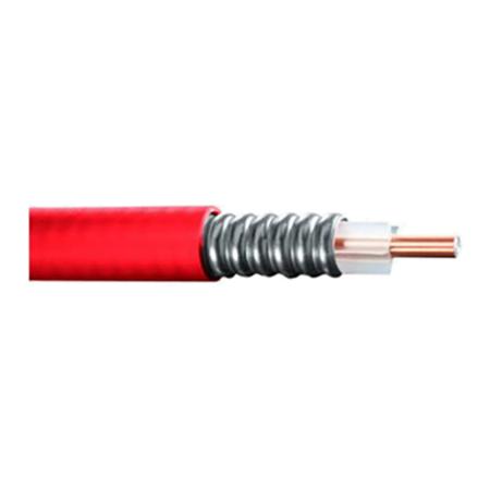 1/2 in Air Dielectric Aluminum Coax Cable in Red Plenum Jacket, 1000 ft Spool
