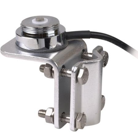 Chrome Mirror Bracket Mount with 17 ft RG-58/U, No Connector