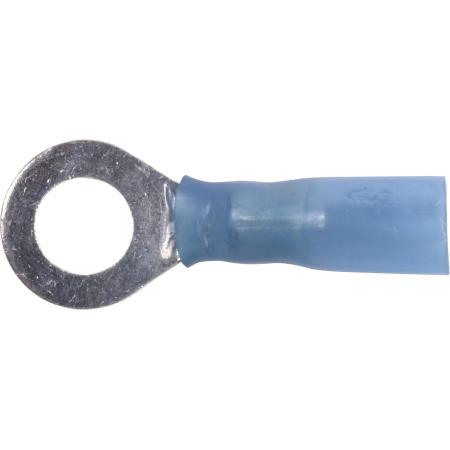 Ring term,Heatshrink, 16-14 gauge,1/4" stid/250 pk