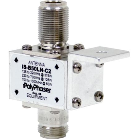 PolyPhaser - 10 MHz - 1 GHz N Female - N Female Bulkhead Coax RF Surge ...