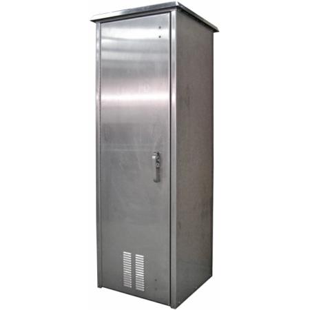 1 Bay Unpainted Outdoor Cabinet, 78 H x 25 W x 25 D in