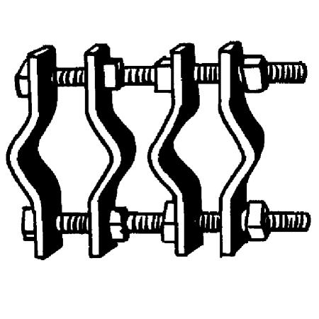 ANDREW an Amphenol company - Pipe Mounting Kit for 3.5 in OD Round