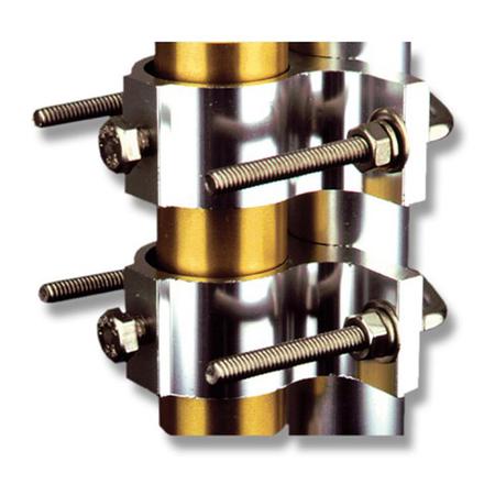 Heavy Duty Antenna Wall and Pole/Mast Mounting Kit, Pair of Brackets