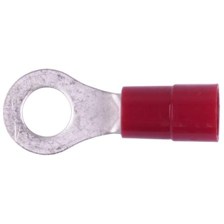 Ring Terminal,Vinyl ,8 gauge,5/16" stud/25 pk