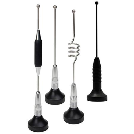 150 - 174 MHz Unity Gain 1/4 Wave Antenna with Spring Base