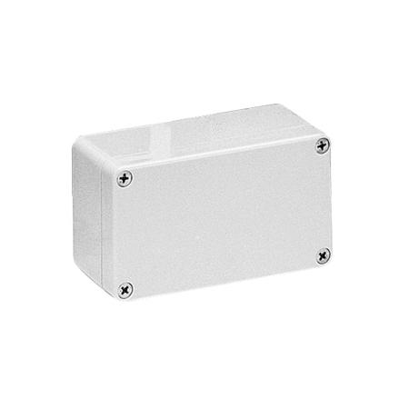 4.72x4.72x2.36" Light Gray NEMA Box w/Clear Cover