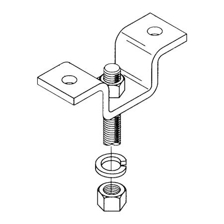 Ceiling Adapter Kit, 12 x 3/8 in