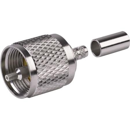 UHF Male Crimp for RG58, RG141, and LMR®-200 Cable