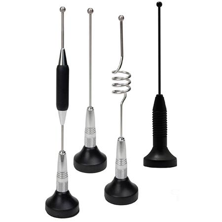 150 - 174 MHz Unity Gain 1/4 Wave Antenna with Solid Base